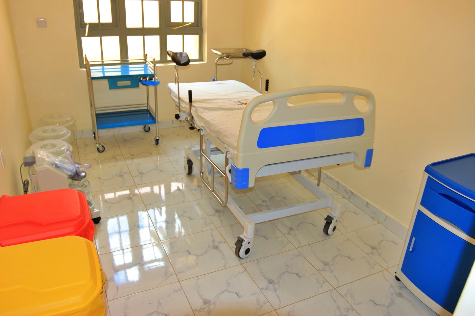 A labour and delivery room